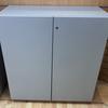 Grey Wooden Double Door Cupboard