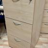 L&P Saturn Heavy Duty 3 Drawer Lockable Filing Cabinet in Beech