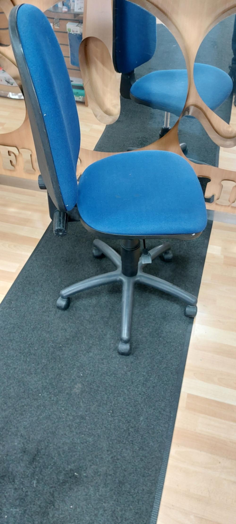 Blue High Back Operator Chair