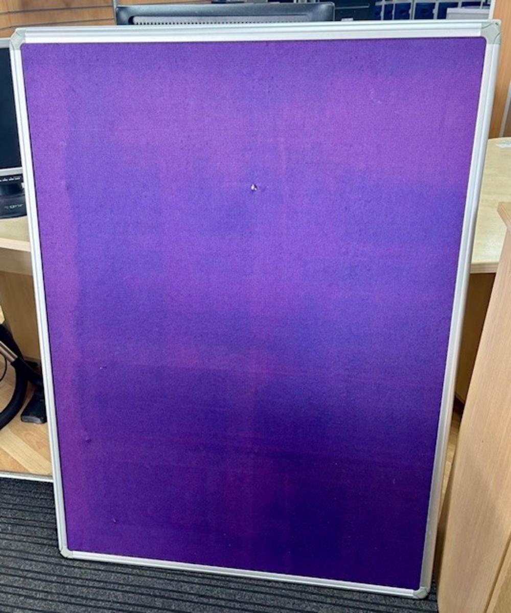Purple 1200x900mm Notice Board