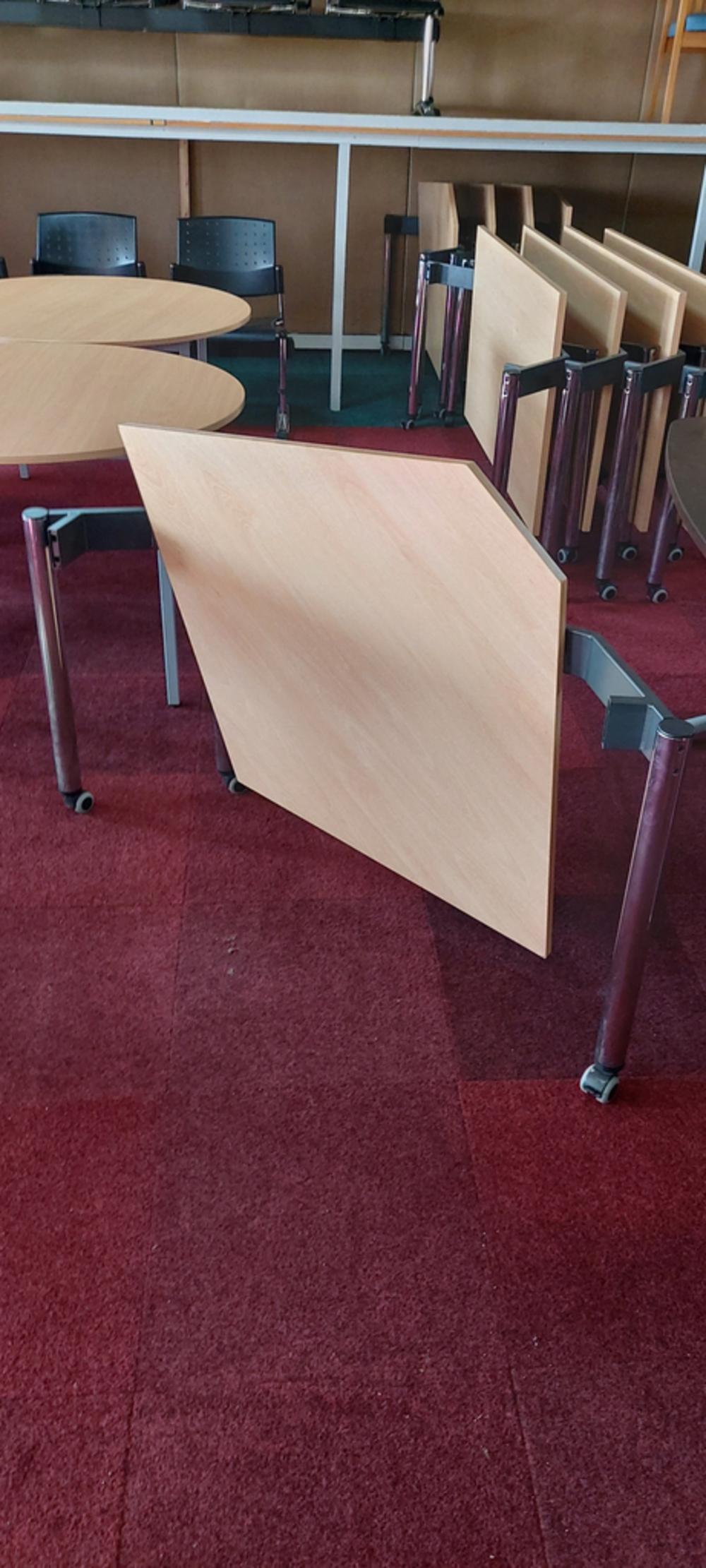 Beech Folding Frame Table 