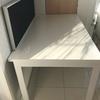New Ex Display White 1400mm Bench Desk with Black Screen (Should be £265+vat)