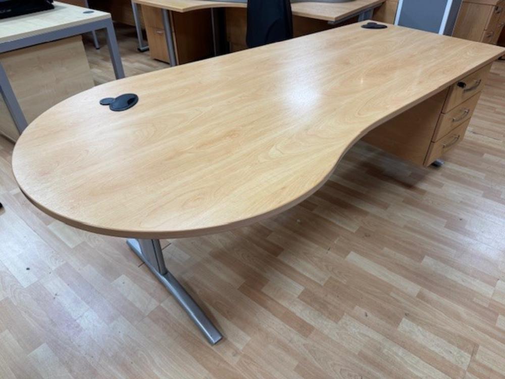 2100mm Executive Conference Desk In Apple 