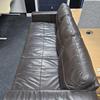 1900mm Wide Brown Leather 3 Seater Sofa 