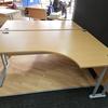 Beech 1800mm Right Handed Radial Desk 