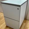 Grey 2 Drawer Filing Pedestal