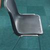 Black Polyprop Chair with Chrome Legs