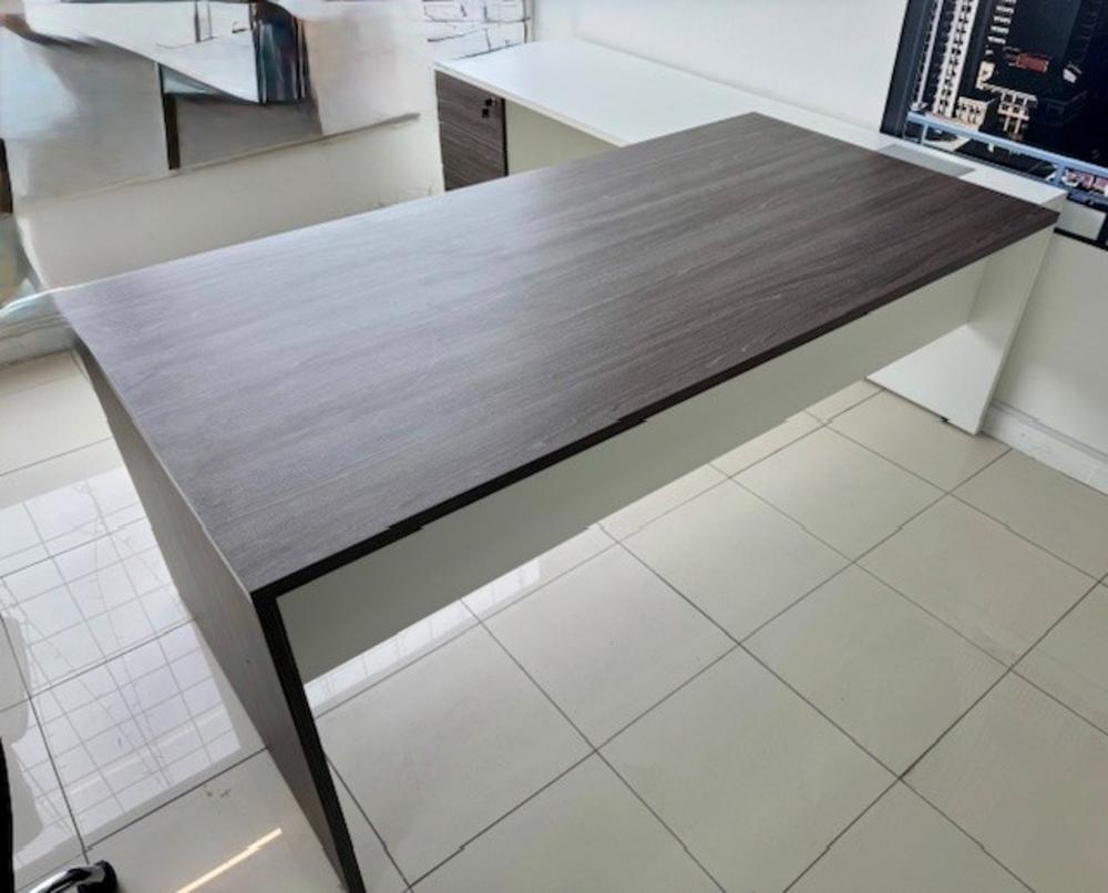 Imperial Executive L -Shaped Desk Anthracite / White