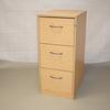 3 Drawer Filing Cabinet in Calva Oak