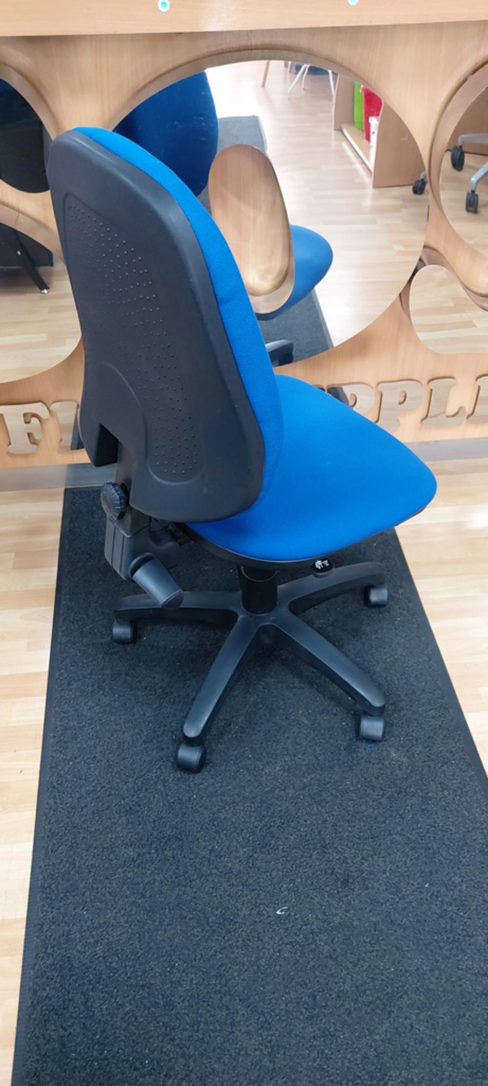 Blue High Back Operator Chair