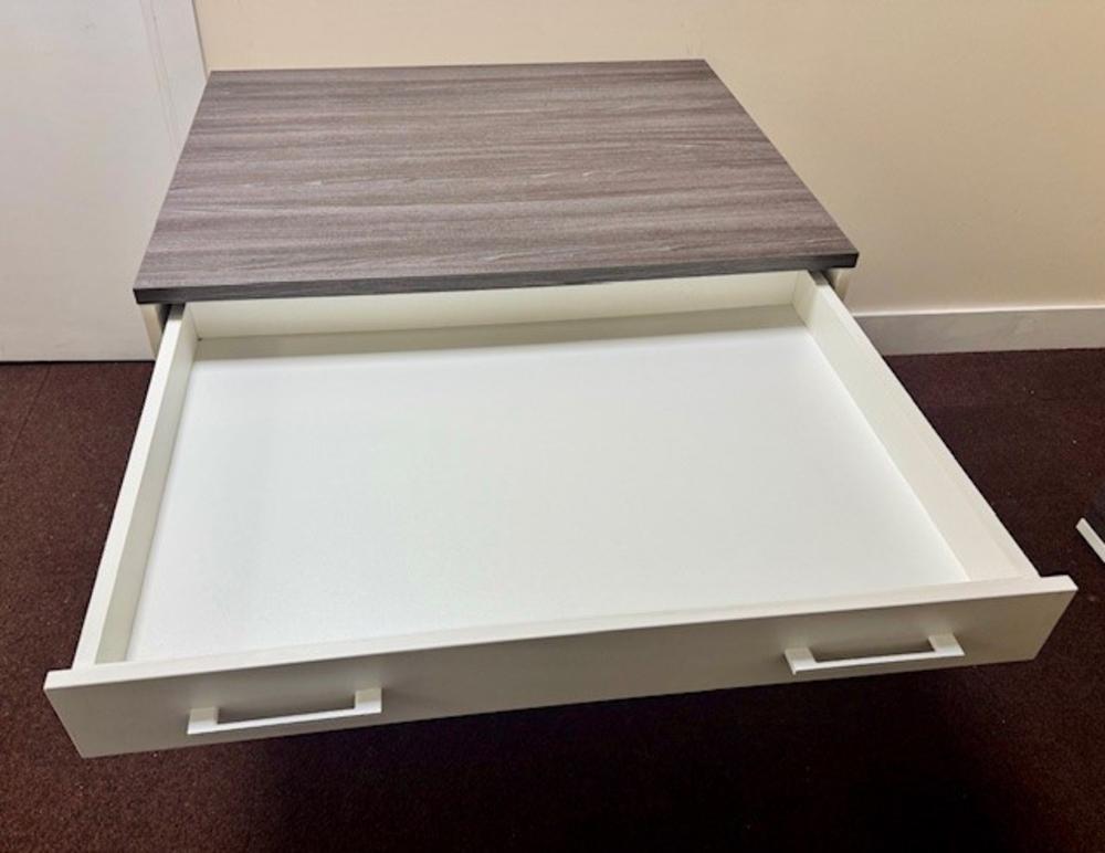 A1 6 Drawer Plan Chest Anthracite / White