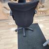 Black Fabric Task Chair With Adjustable Arms 