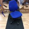 Blue High Back Operator Chair Twin Lever