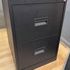 Black 2dr Filing Cabinet
