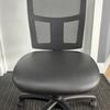 Black Vinyl Meshed Backed Operator Chair