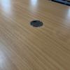 2750mm Barrel Shaped Boardroom Table with Cable Port