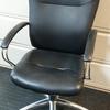 Leather Operator Chair with Fixed Arms