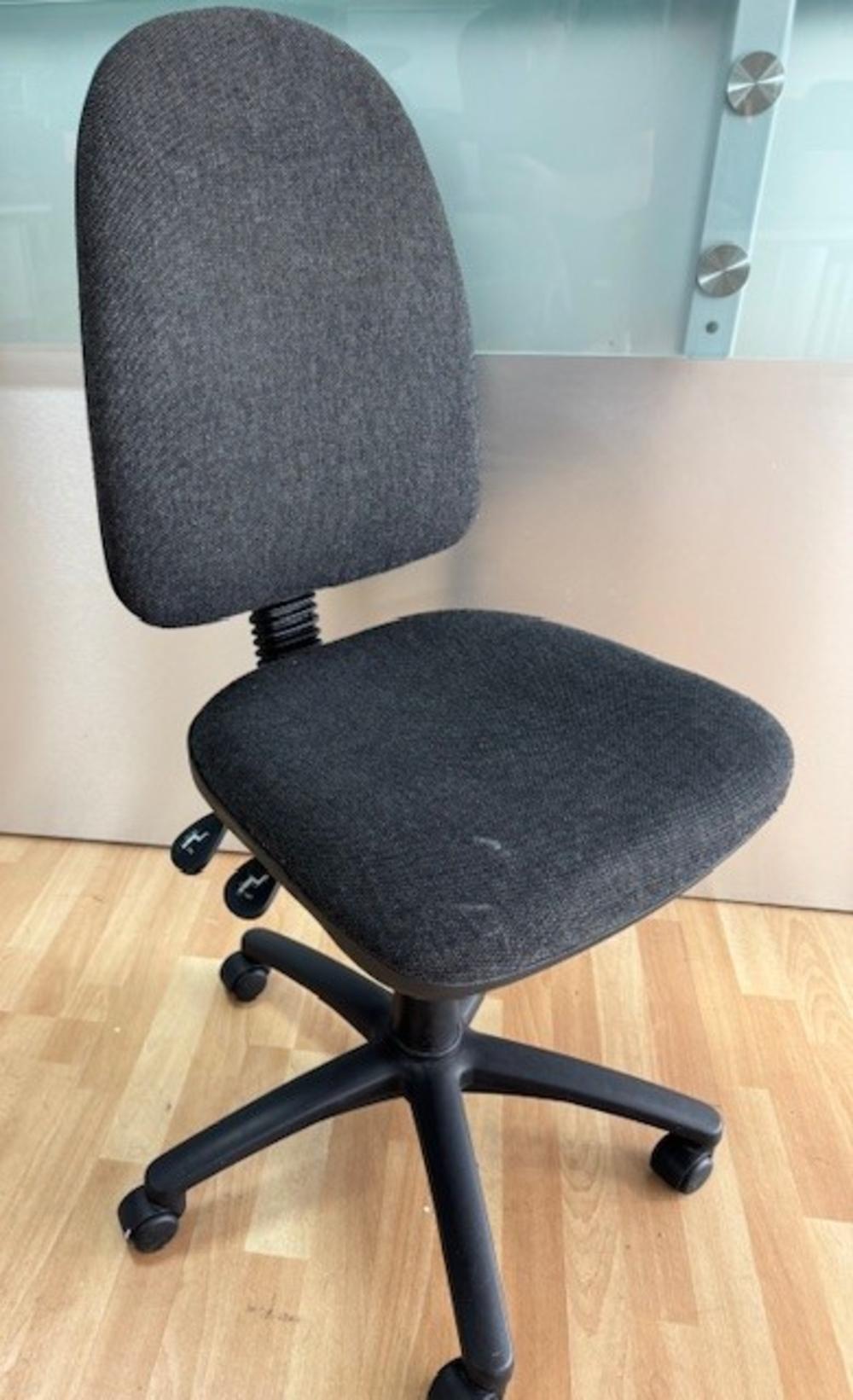 Charcoal Twin Lever Operator Chair - Mark on the seat pad