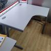 Grey 1400mm R/H Radial Desk