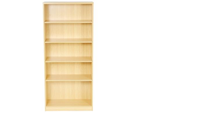 OI Endurance Bookcase 1800mm High in Light Oak