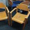 Wooden Chair With Arm Rests