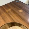 Walnut 1250mm R/H Radial Desk with 2 x 600mm Ends