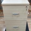 Maple 3 Drawer Filing Cabinet