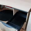 Maple 1600mm L/H Wave Desk with Drawers