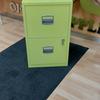A4 Lime Green 2 Drawer Filing Cabinet 
