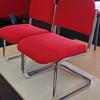 Pair of Red Meeting Chairs