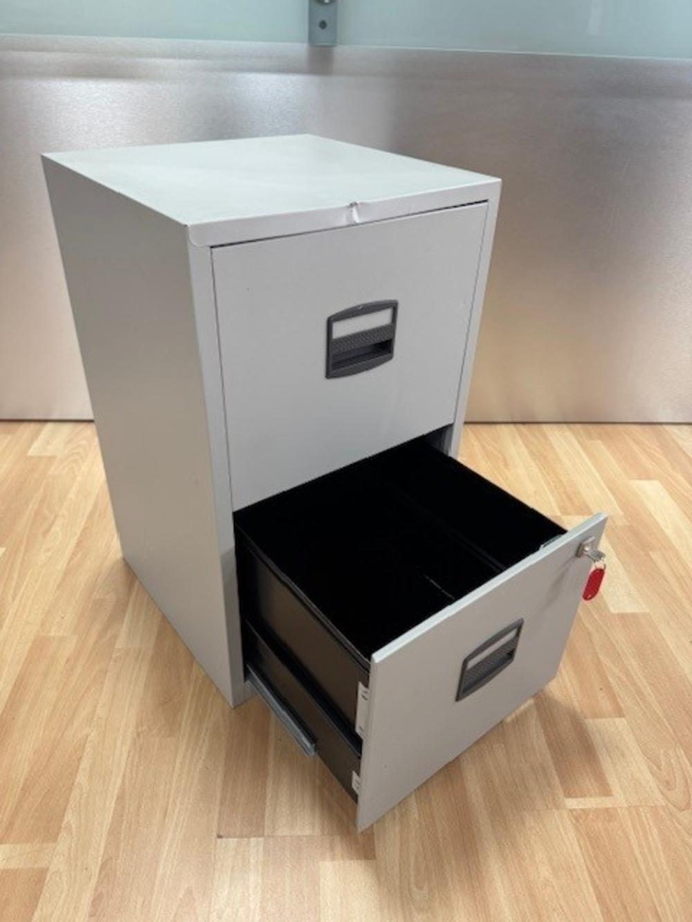 Bisley Lockable  A4 Home Filing Cabinet 