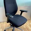 High Back Executive Chair with Pump Up Lumbar & Headrest - Black