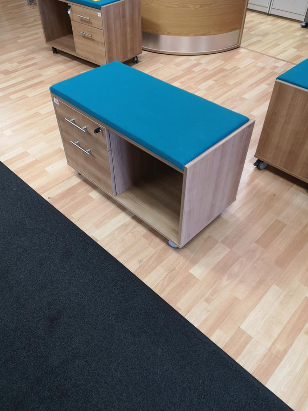 Mobile Storage / Drawer Unit With Seat Pad 