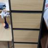 L & P Light Oak 4 Drawer Filing Cabinet 