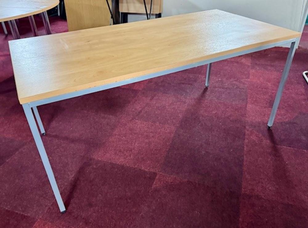 1600 x 800mm Fully Welded Frame Table in Apple
