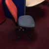 Two Tone Orange and Grey Operator Chair Twin Lever