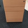 Beech Mobile Pedestal With Filing Drawer