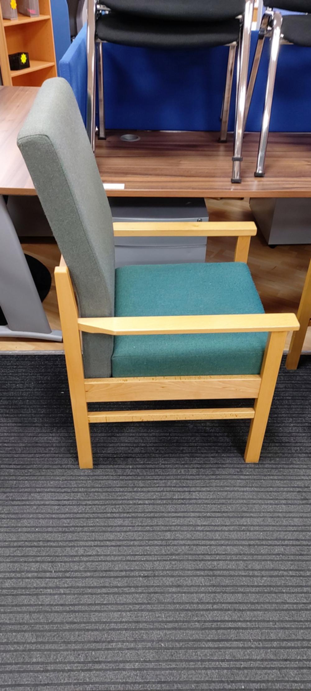 Extra High Back Beech Frame Chair