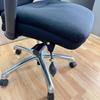 High Back Executive Chair with Pump Up Lumbar & Headrest - Black