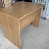 Left Handed 1200mm Home Office Radial Desk in Light Oak