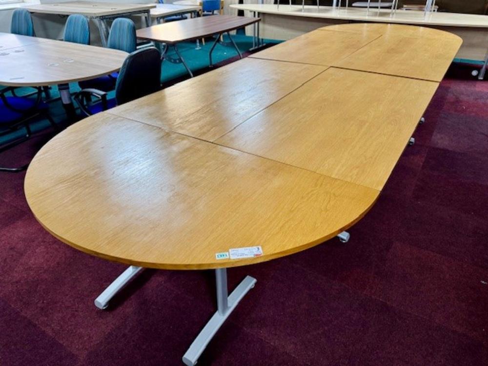 4000mm x 1600mm 6 x Section Boardroom Table 