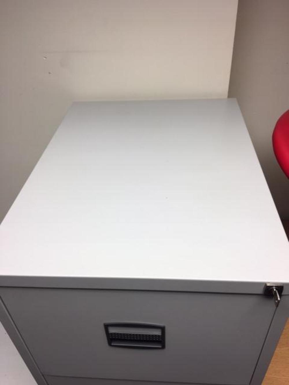 Bisley 4 Drawer Filing Cabinet Grey