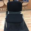 Chrome Frame Black Flipper Chairs