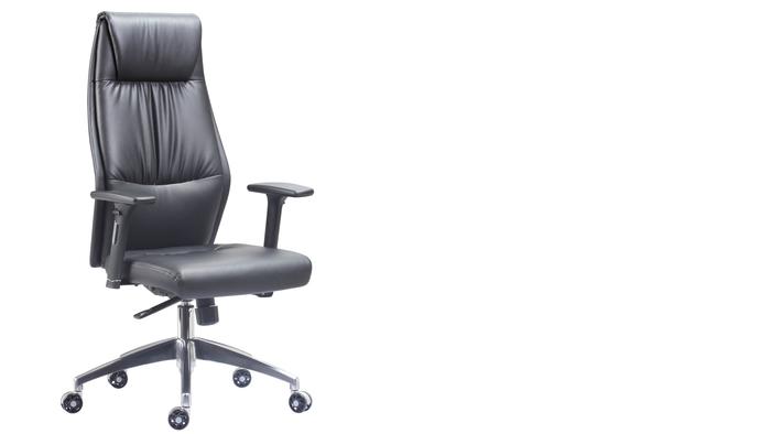 OI High Back Faux Leather Executive Chair Side View