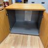 Light Oak Double Door Cupboard