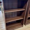 Hawk Walnut Bookcase 800mm Wide with Adjustable Shelves
