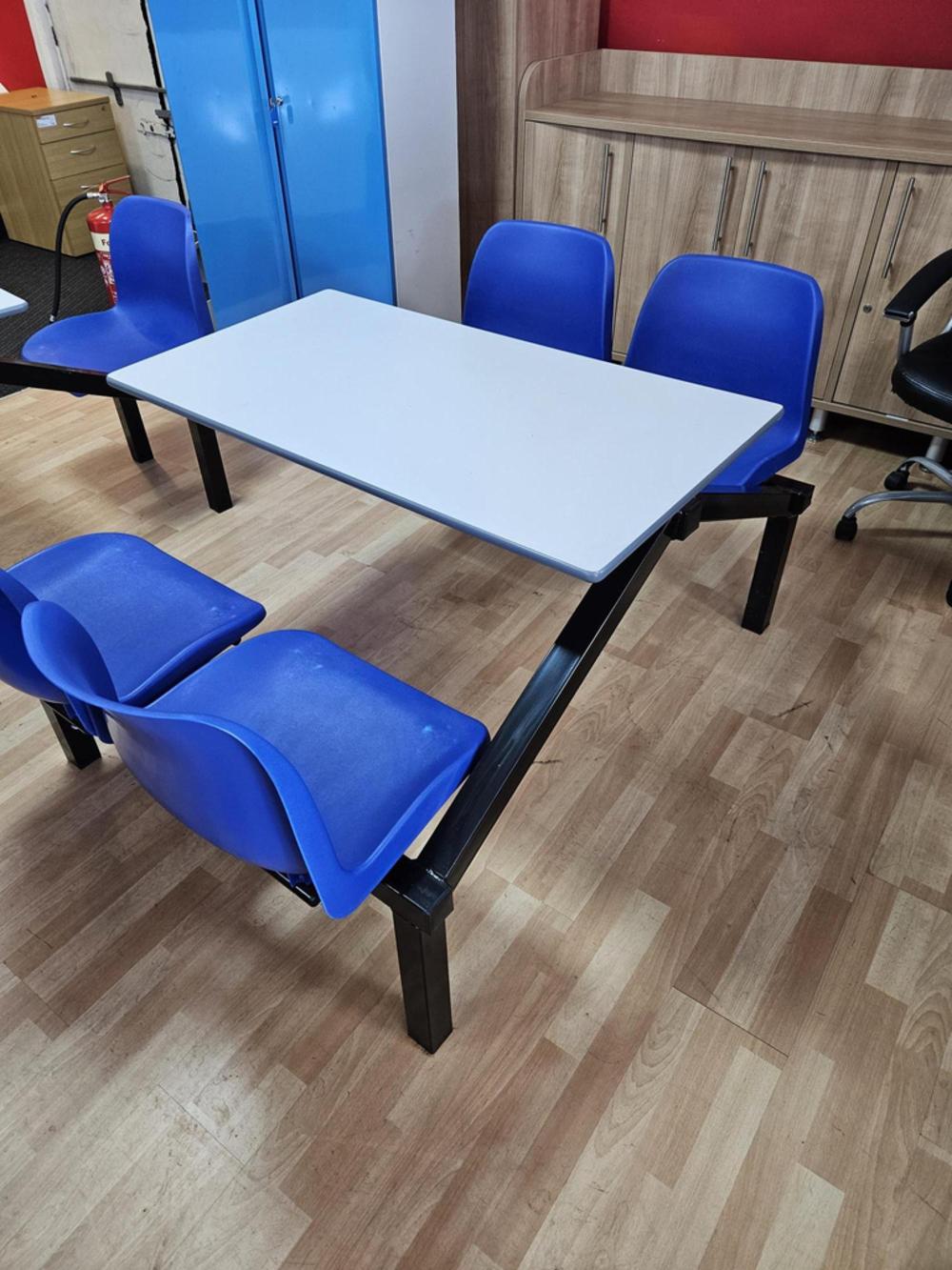 Modular Canteen Table Single Entry 4 People 