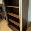 1830mm High Tambour Cupboard in Walnut