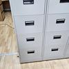 Grey 4 Drawer Filing Cabinet 