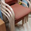 Set Of 4 Stacking Wooden Frame Chairs